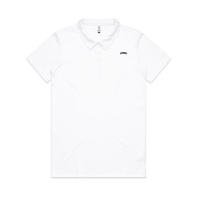 Womens Polo MD Banner Pocket Print  Thumbnail