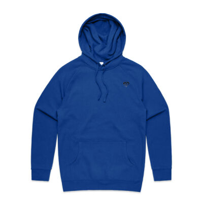 Mens Basic Hoodie Pullover BASEBALLER Black Print Thumbnail