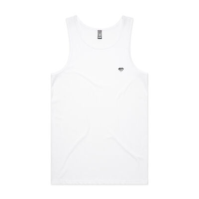 Mens Singlet BASEBALLER Black Print Thumbnail