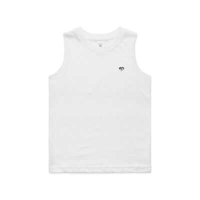 Kids BASEBALLER Tank Tee Black Print Thumbnail