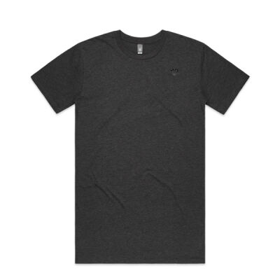 Mens Tall Tee BASEBALLER Black Print Thumbnail