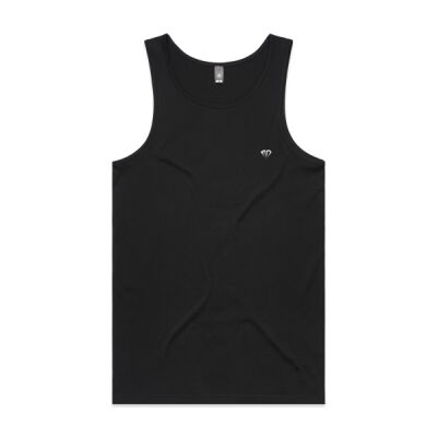 Mens Singlet BASEBALLER White Print Thumbnail