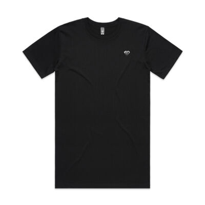 Mens Tall Tee BASEBALLER White Print Thumbnail