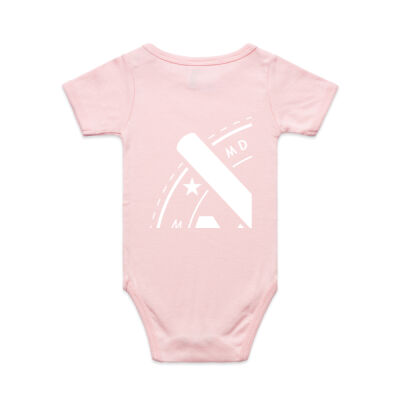 Kids Mini Me One Piece BASEBALLER White Print Thumbnail
