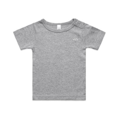 Kids Tiny Tee BASEBALLER White Print Thumbnail
