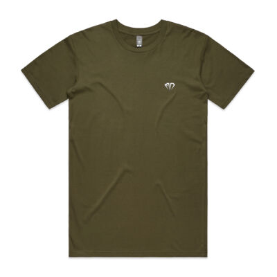 Mens Basic Tee BASEBALLER White Print Thumbnail