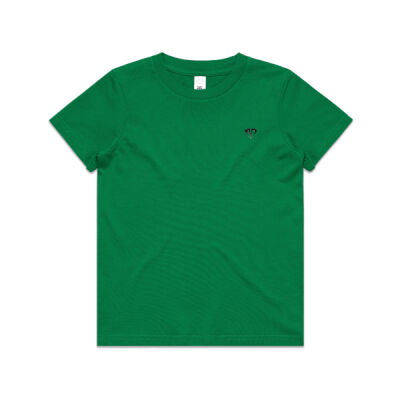Kids Basic Tee Diamond Pocket Logo Black Print Thumbnail