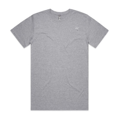 Mens 816DAN Tee BASEBALLER Back White Print Thumbnail