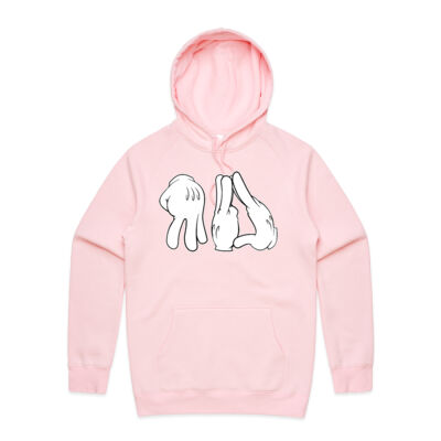 Mens Basic Hoodie CARTOON Front Print Thumbnail