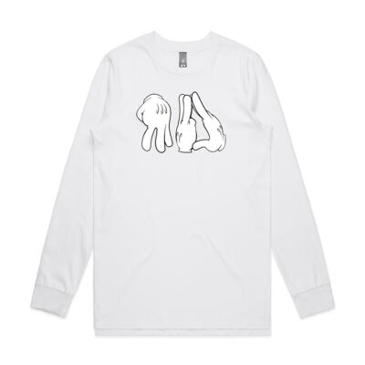 Mens Longsleeve CARTOON Front Print Thumbnail