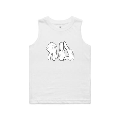 Kids Tank CARTOON Front Print Thumbnail
