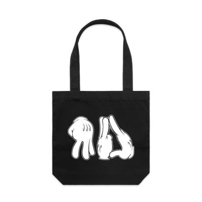 CARTOON Stance Canvas Carry Bag Thumbnail