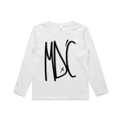 Kids Longsleeve GRAPH Front Black Print Thumbnail