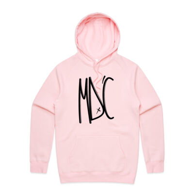 Womens Basic Hoodie GRAPH Front Black Print Thumbnail