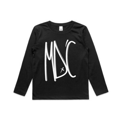 Kids Longsleeve Tee GRAPH White Front Print Thumbnail