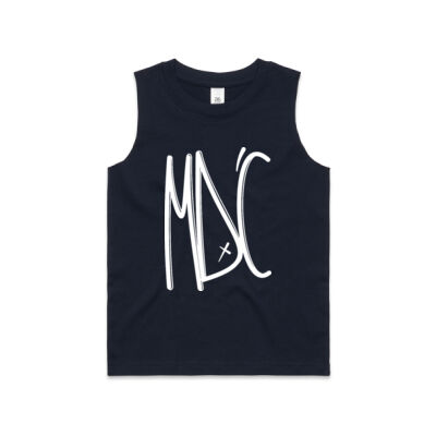 Kids Tank GRAPH White Front Print Thumbnail
