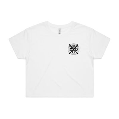 Womens Crop BASEBALLER Pocket Black Thumbnail