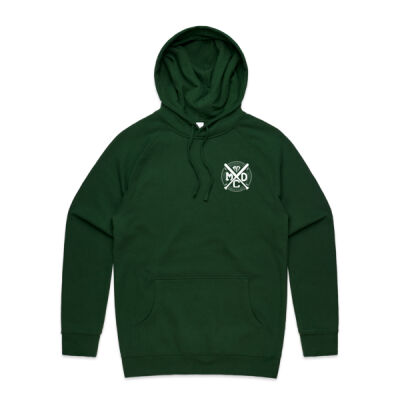 Mens Basic Hoodie BASEBALLER Pocket White Thumbnail