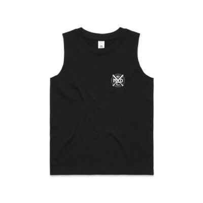 Kids Tank BASEBALLER Pocket White Thumbnail