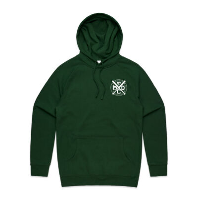 Womens Basic Hoodie BASEBALLER Pocket White Thumbnail