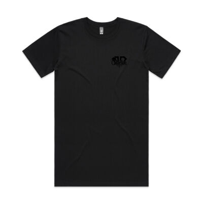 Mens Tall Tee LOGO Pocket Black Print Thumbnail