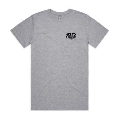Mens 816DAN Tee LOGO Pocket Black Print Thumbnail