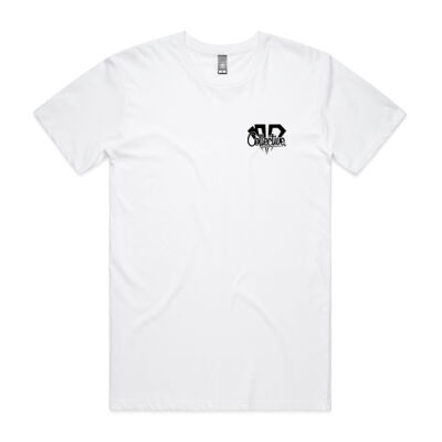Mens Basic Tee LOGO Pocket Black Print Thumbnail